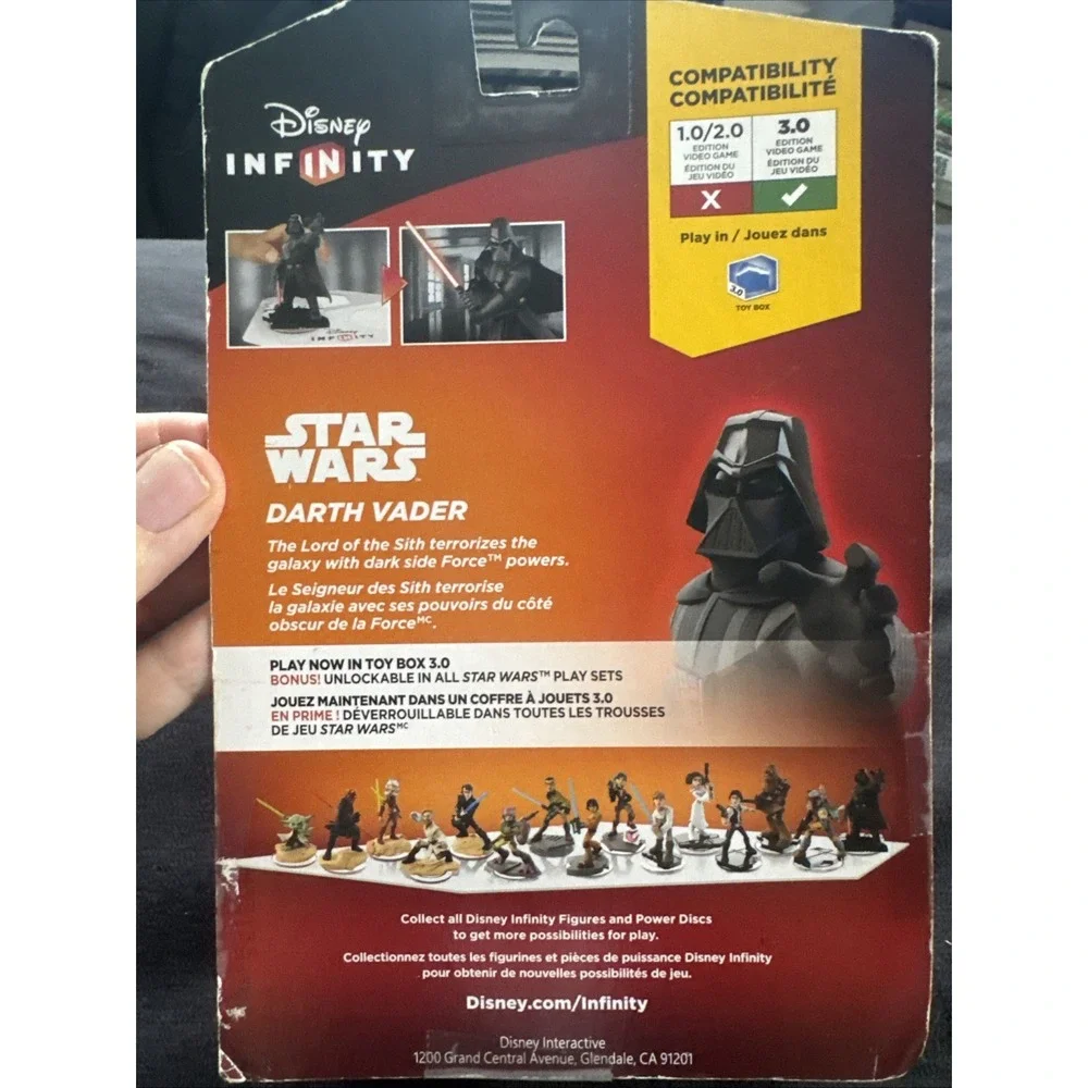 Star Wars Darth Vader Disney Infinity 3.0 Game Action Figure‎ Brand New Light FX